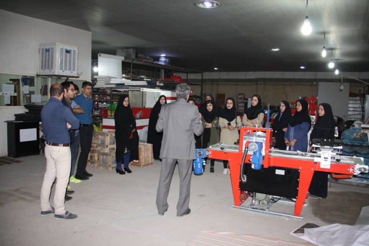 بازدید دانشجویان دانشگاه رازی از پارک علم و فناوری کرمانشاه